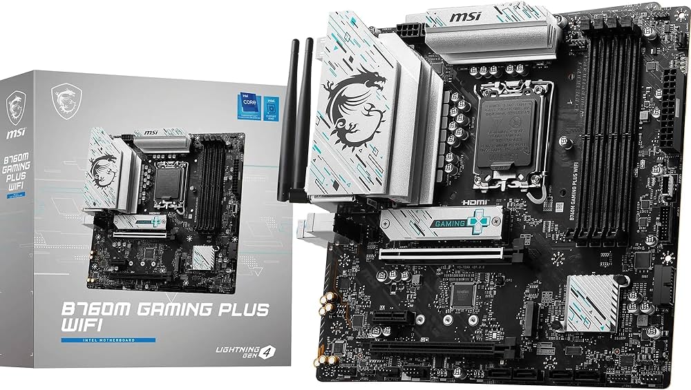 CM INTEL MSI B760M GAMING PLUS WIFI WHITE DDR5